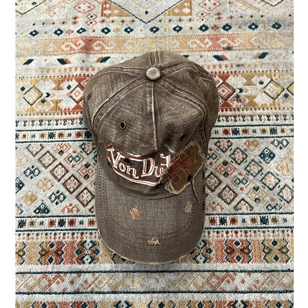 본더치 데미지 볼캡 브라운 #csz3043