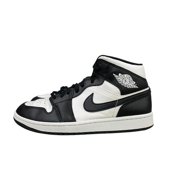 나이키 에어조던1 미드 화이트 블랙 255