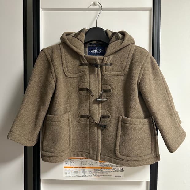 런던트레디션 레이디스 숏더플 코트