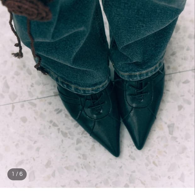 무드나잇 aimee 에이미 레이스업 키튼힐 펌프스