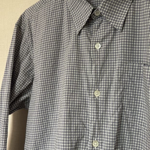 드리스반노튼 체크 셔츠