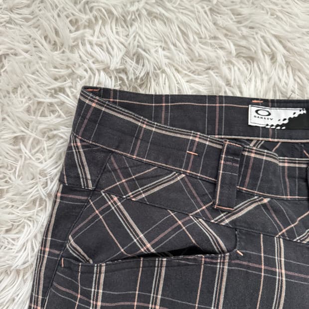 OAKLEY 일본빈티지 바지 오클리 빈티지팬츠 빈티지바지 오클리바지 체크