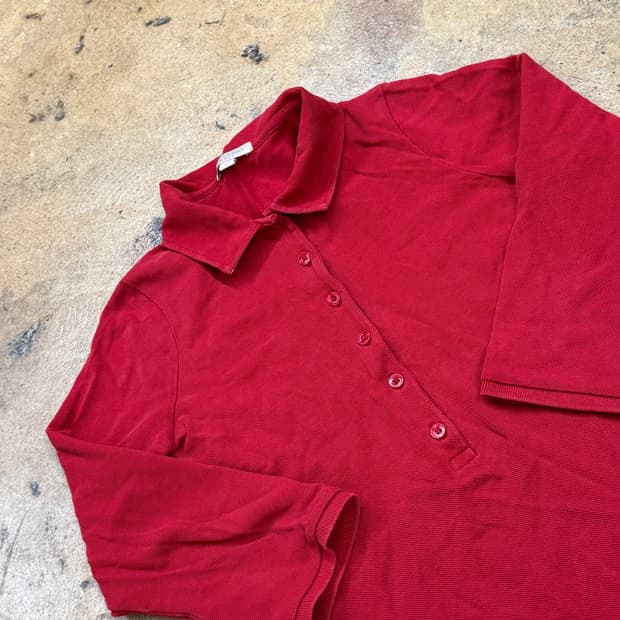 [정품/L] 버버리 브릿 긴팔 카라넥 티셔츠 b10