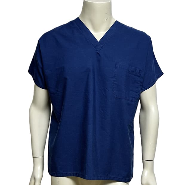 미국 미군 수술복 군의관 브이넥 반팔 티셔츠 (M)