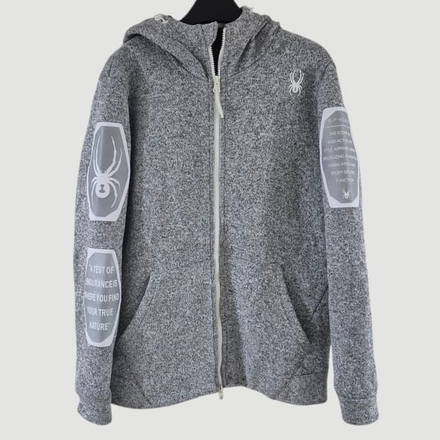 스파이더 F/W 헥타곤 후드집업 남여공용