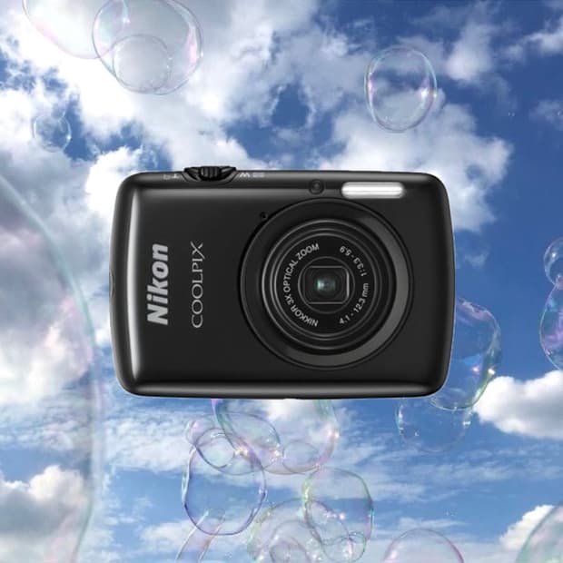 니콘 쿨픽스 s01 nikon coolpix 블랙 디카 카메라