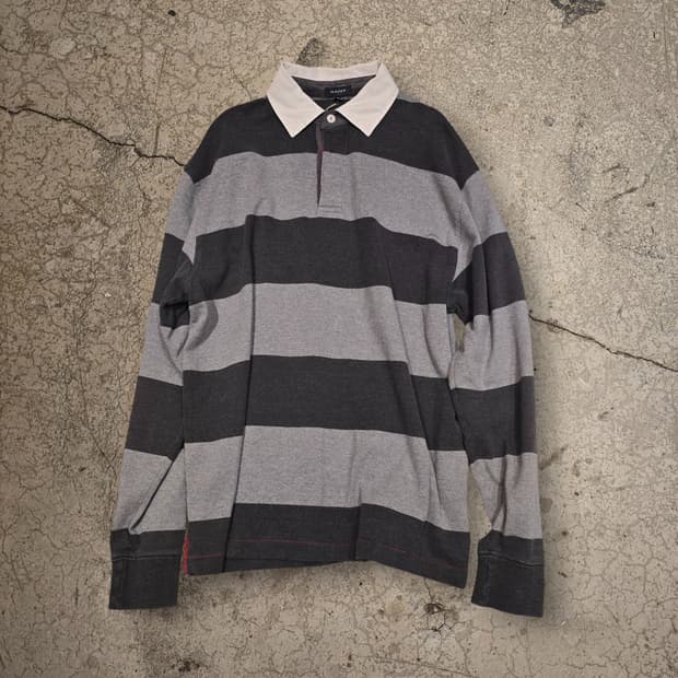 00s GANT 롱 슬리브 럭비셔츠