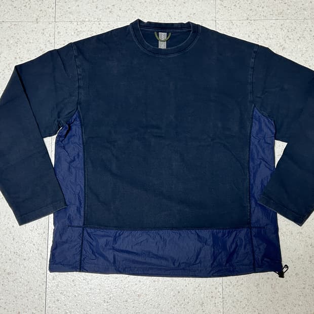 Unaffected Contrast Panel L/S Navy L