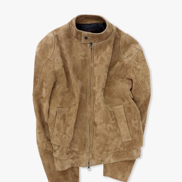 애니타임로릭 스웨이드 레더자켓 L