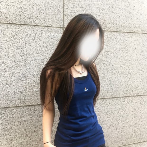 비비안웨스트우드 레드라벨 블루 슬리브리스