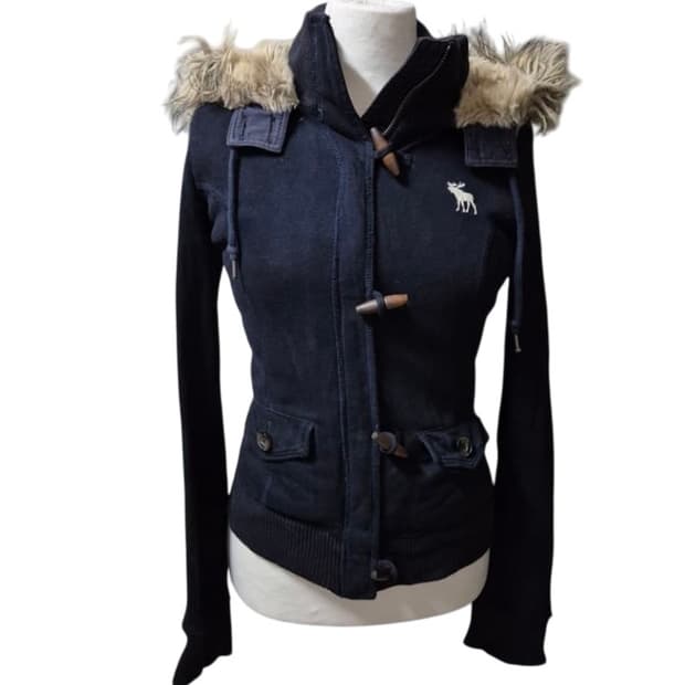 Abercrombie&Fitch 아베크롬비 2000s 퍼 후드집업
