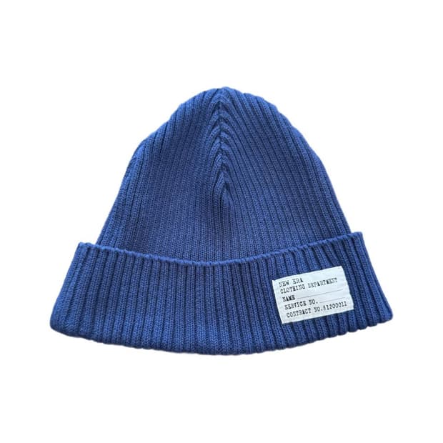 New Era short beanie blue