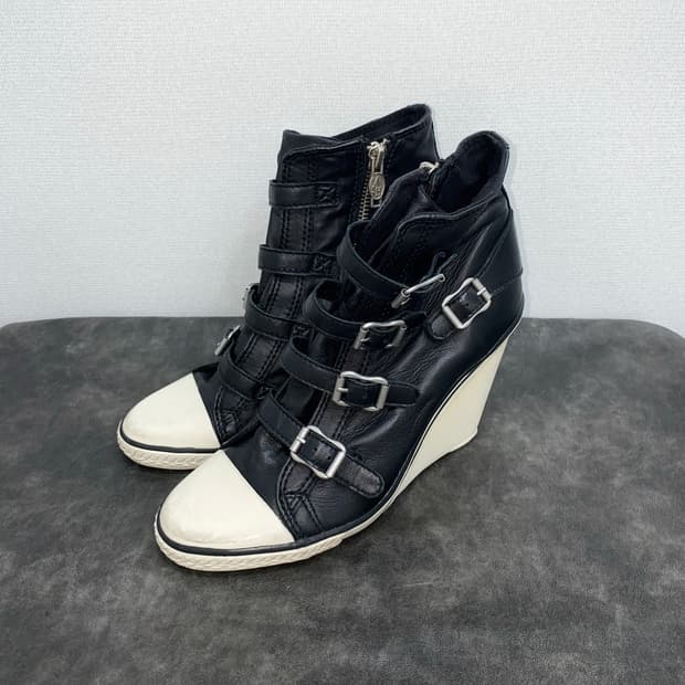 [Limited] ASH Leather Wedge Sneakers