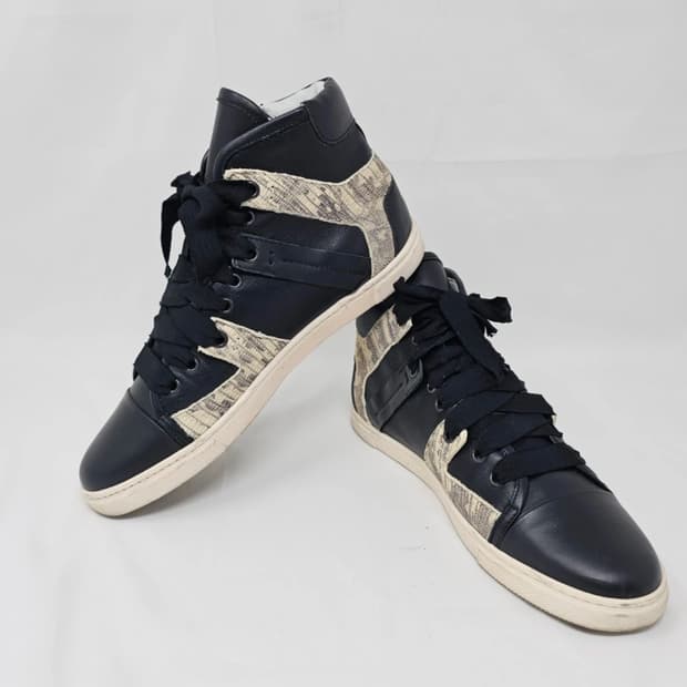 랑방 LANVIN 여성 하이탑 스니커즈 38 (240)