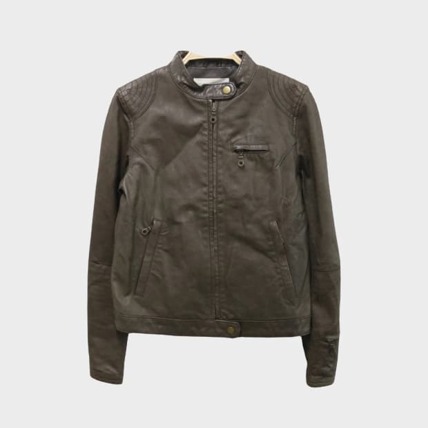 FR 헨리넥 가죽자켓 60676