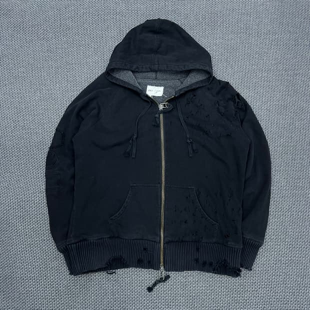 그렉로렌 데미지 후드집업