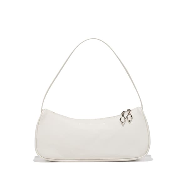 미스치프 다운타운 숄더백 화이트