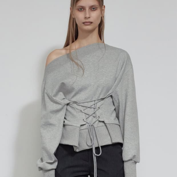 bohemseo CORSET SWEATSHIRT 보헤미안서울 코르셋맨투맨