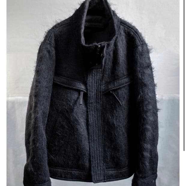 블랙멀 모헤어 자켓 라지 L