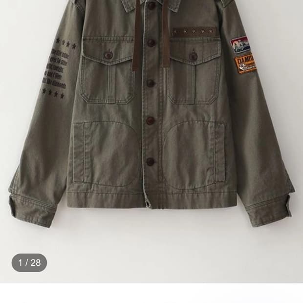 Bluesf vintage washed hoodie jacket  