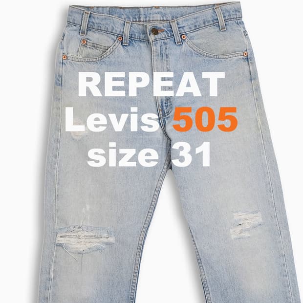 리바이스 505 오렌지탭 연청 90s USA 31인치 OR5053263