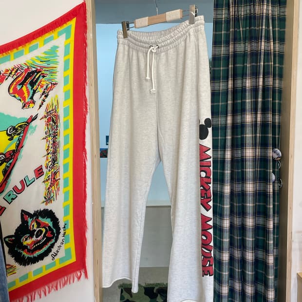 바우와우 미키 스웻팬츠 (L)