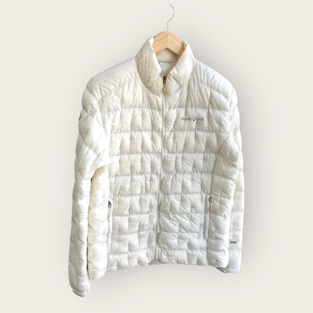 L/ 몽벨 13FW 플라즈마 EX1000 경량 패딩 크림