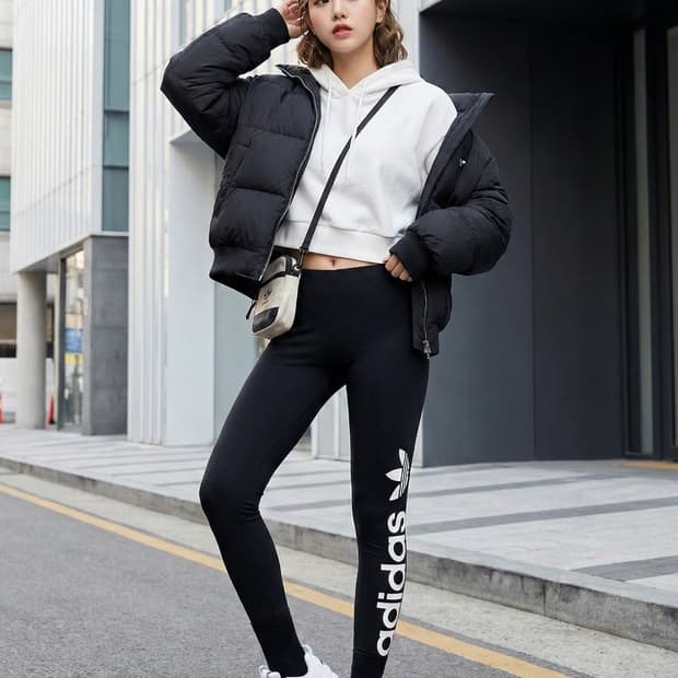 Adidas 아디다스 오리지널스 리니어 빅로고 레깅스