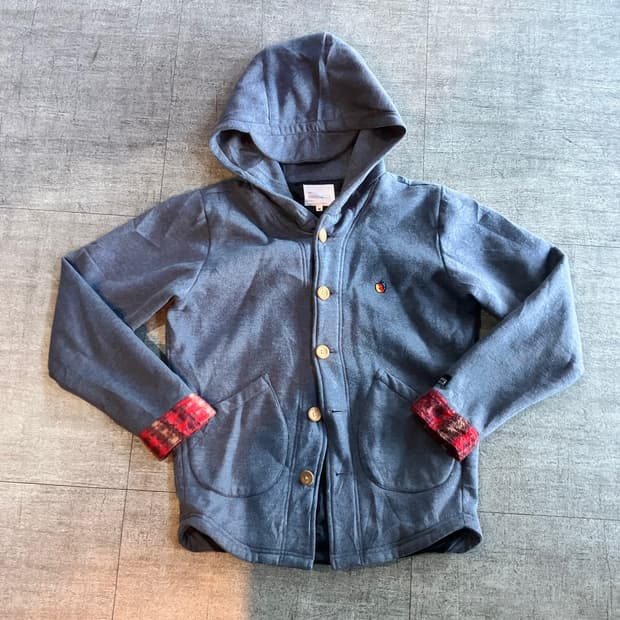 일본빈티지 Quolt 올드스쿨아메카지 하구미할메카지 후드자켓