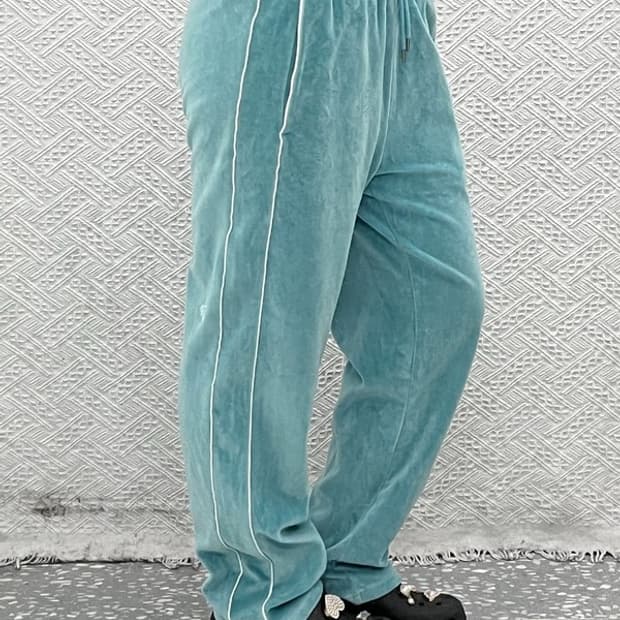 뉴에라 레트로 Y2K 90s 민트코어 벨벳트랙 스웻팬츠 90 C11281