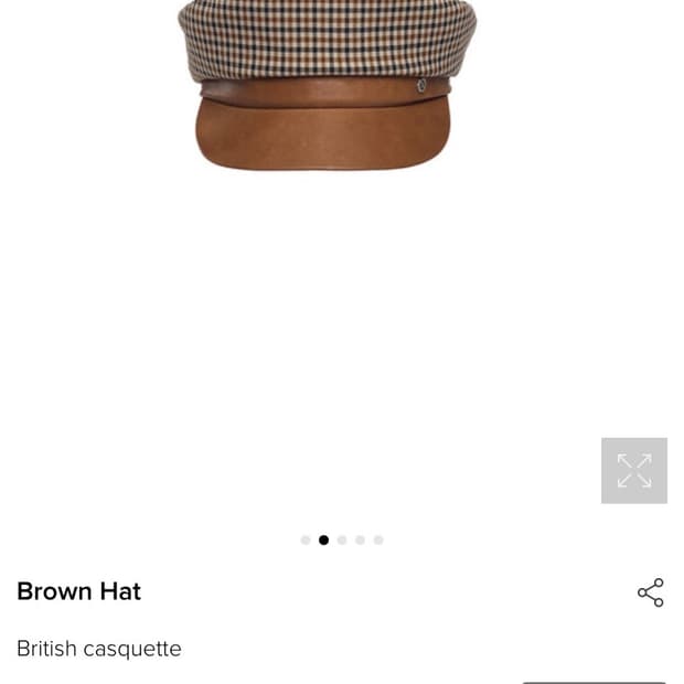 Brown hat 모자