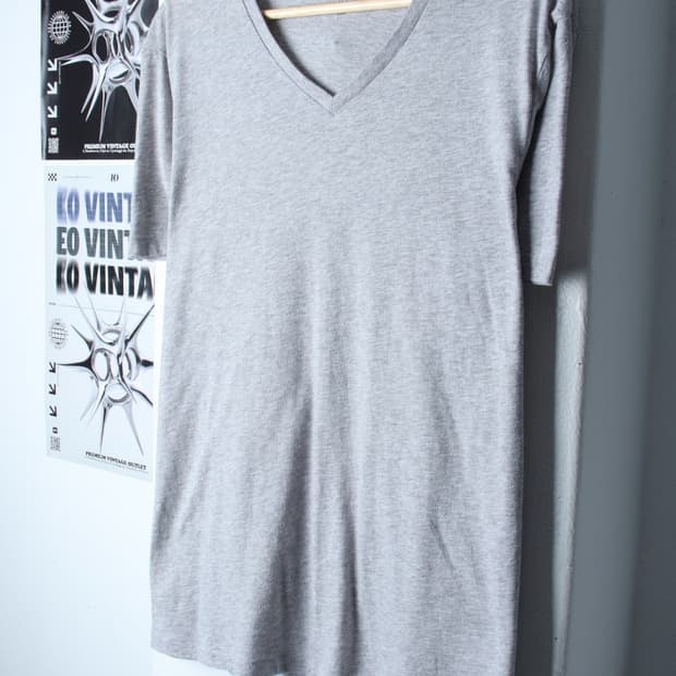 (L-XL) 폴로 랄프로렌 반팔 티셔츠 브이넥 그레이 포니-H30116
