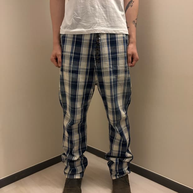 KAPITAL KIRO HIRATA Check Sarouel Pants