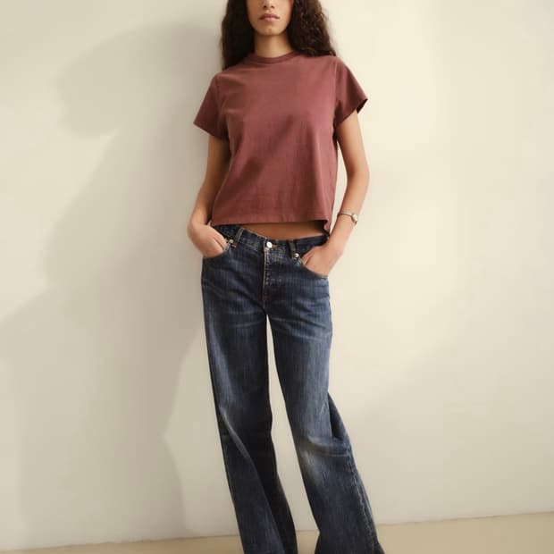 jeanerica -kyoto jean(dark blue righe)