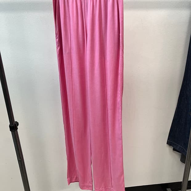 여) 톰포드 신형 새틴 밴드 실크팬츠 