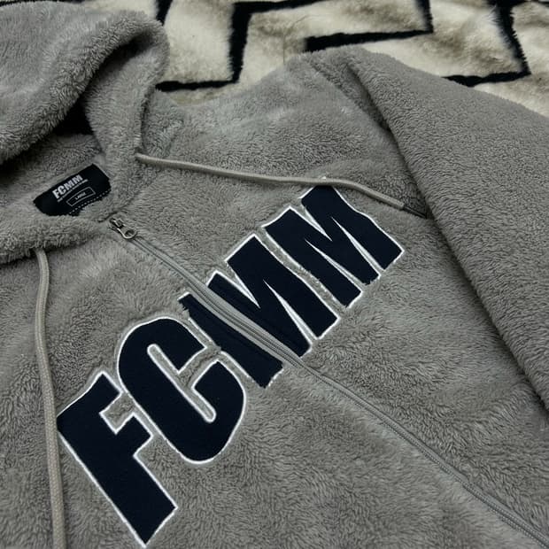 [L]Fcmm 오버핏 보아 플리스 후드 자켓