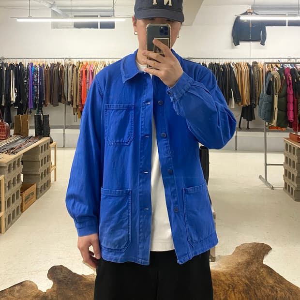 50~60's VTG french work jacket