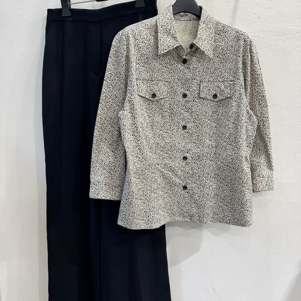 japan vintage 지브라 7부셔츠