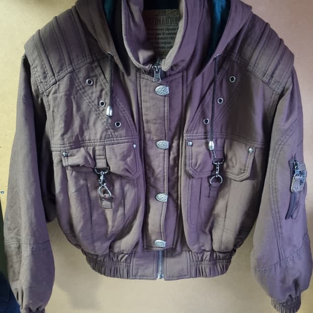 꼬르마이어 빈티지 여성 블루종 자켓 