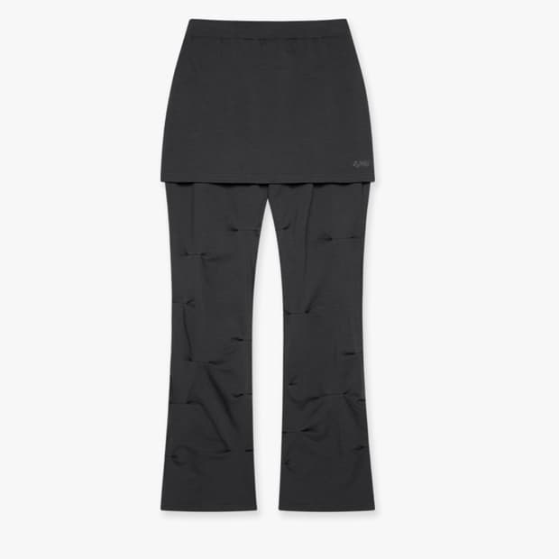 LMC SKIRT LAYRED SHIRRING SWEAT PANTS ch