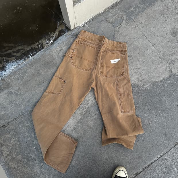 디키즈 브라운 카펜터 워크팬츠 