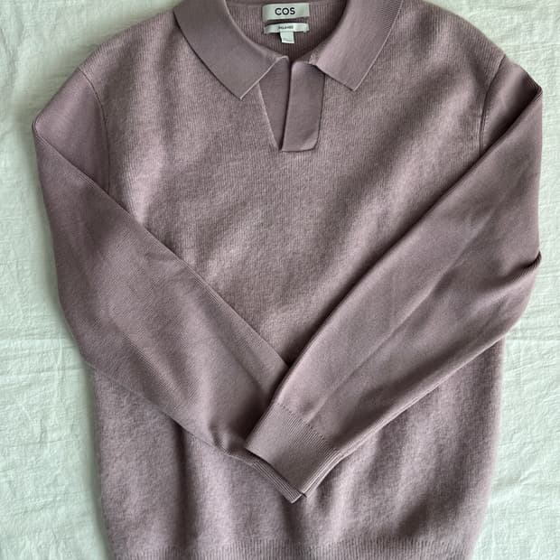 COS(코스)/폴로니트 핑크/S