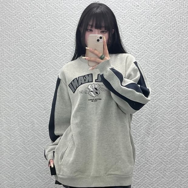 칼 카니 올드스쿨 레트로 스트릿 펑크 빈티지 맨투맨 L C10036