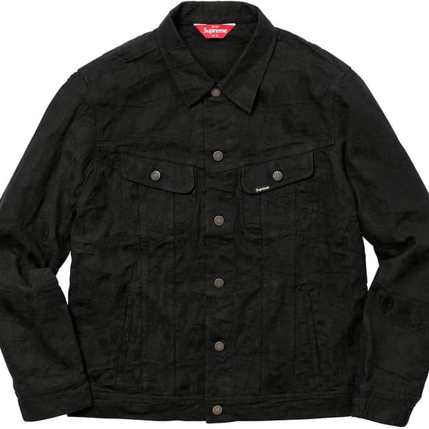 17fw 슈프림 100달러 빌 트러커 자켓 M사이즈입니다