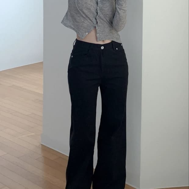 골넓핏 부츠컷 팬츠