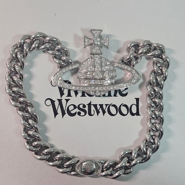 초희귀 비비안웨스트우드 네이사 체인 목걸이