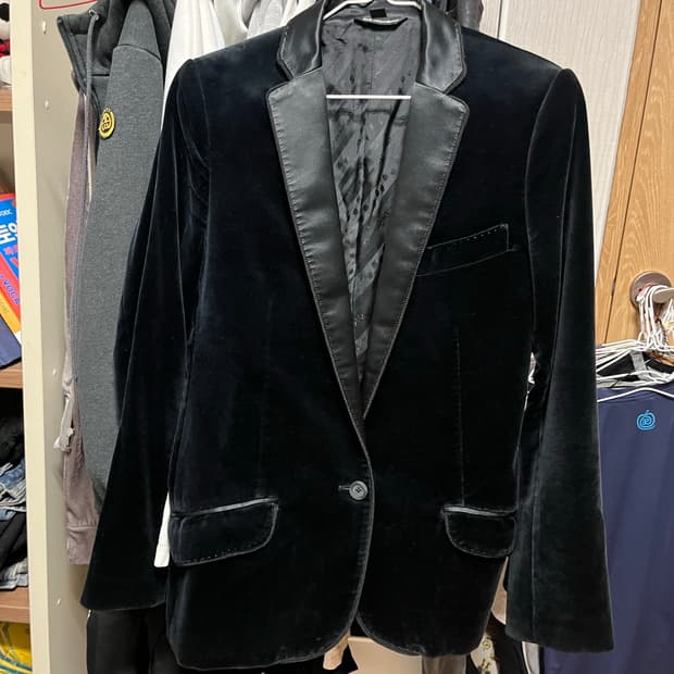 돌체앤가바나 벨루어 아카이브 벨벳 블레이저