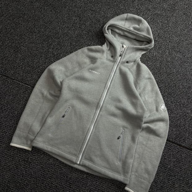 마무트 폴라텍 후디 플리스 자켓 그레이 1781