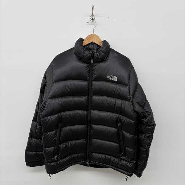노스페이스 블랙 패딩 점퍼 남/XL