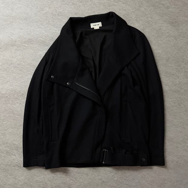 헬무트랭 비대칭 하이넥 자켓